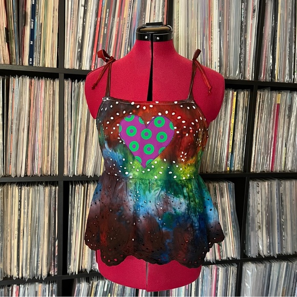 I 💜 fishman donuts ice dyed phish mondegreen ♻️ patchwork ⭕️ y2k shakedown 🌈 - Picture 2 of 9